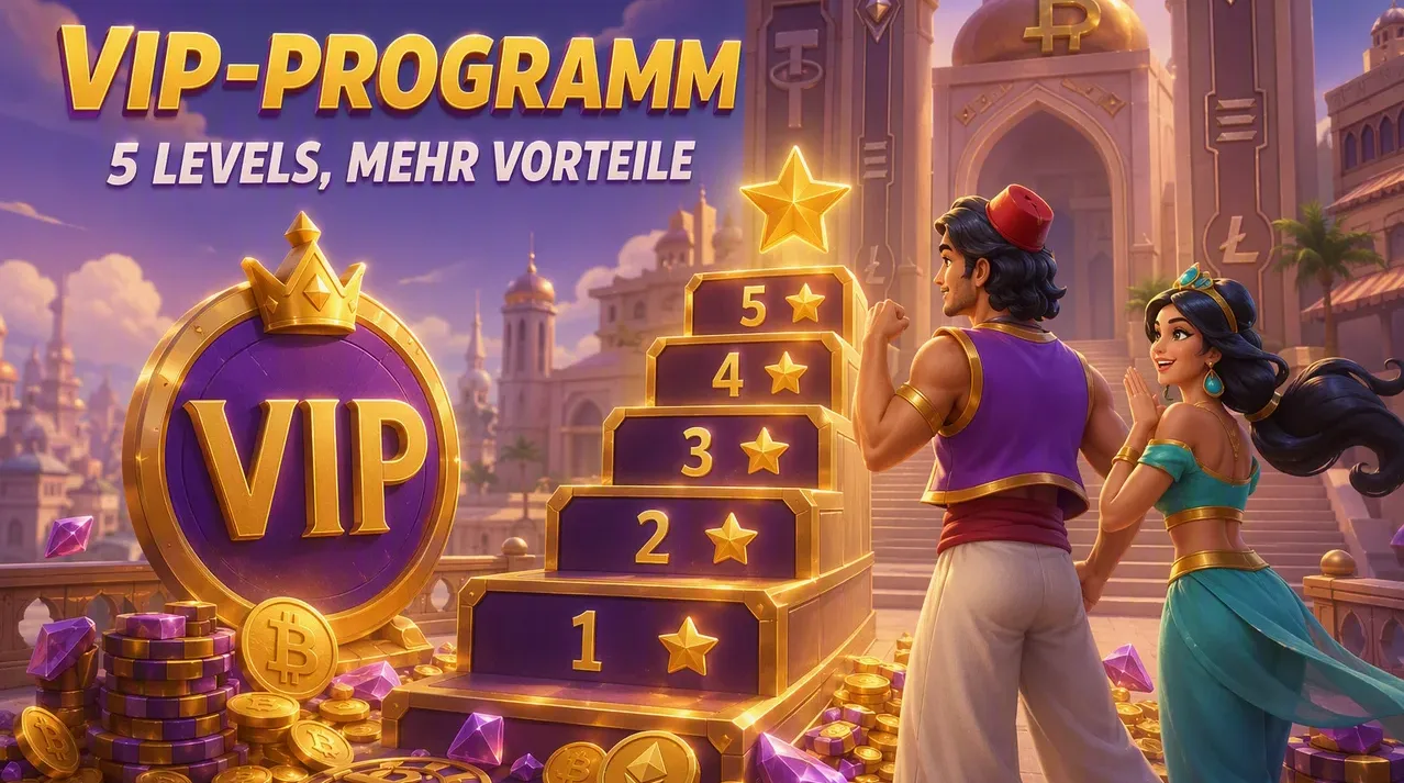 Alawin Casino VIP-Programm — Fünf Stufen mit täglichem Cashback und exklusiven Vorteilen